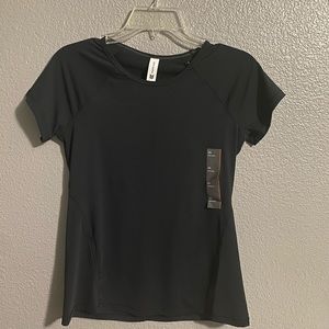 all in motion black activewear top XS new